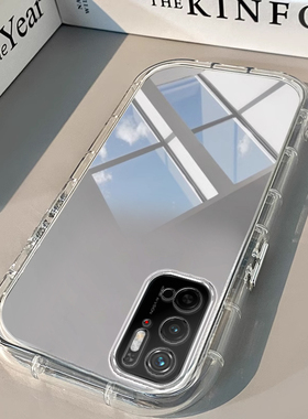 红米Note11SE手机壳红米Note 7透明8新9镜面10泡芙PRO +气囊12男女13高级14潮K80全包E防摔k70款k60软redmi