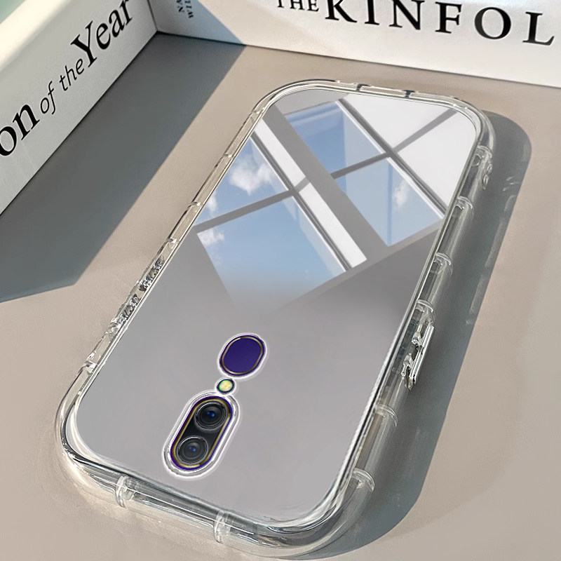 OPPO A9手机壳A1透明A2活力a7版X镜面M泡芙A8气囊A3男A5女pro款S高级感A11全包A32防摔A35硅胶A36软OPPOA9