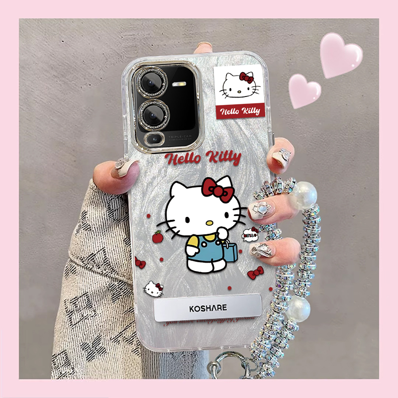 羽纱kt猫vivoS15手机壳v2199a情侣全包防摔软高级男女可爱套外壳