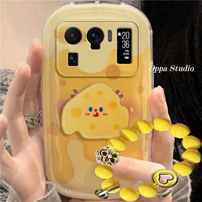 手机壳可爱黄色奶酪卡通