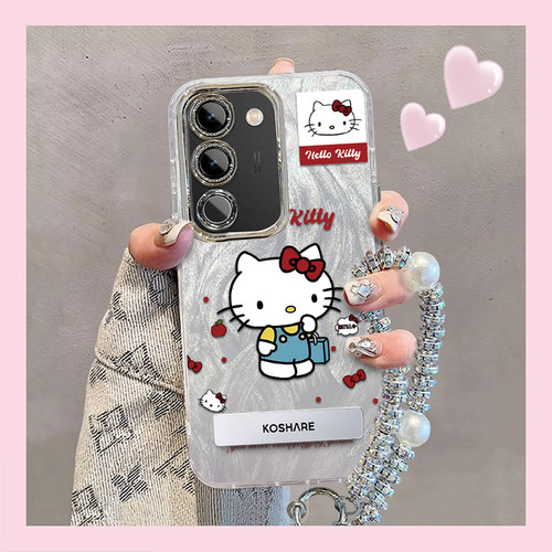 羽纱kt猫vivoS17t手机壳V2282A情侣全包防摔软高级男女可爱套外壳