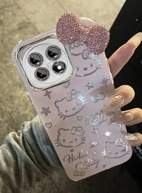 羽纱kt猫一加11手机壳PHB110情侣全包防摔硅胶高级男女可爱套外壳