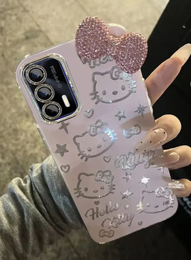 羽纱kt猫realme真我Q3Pro手机壳RMX2205情侣全包防摔女可爱套外壳