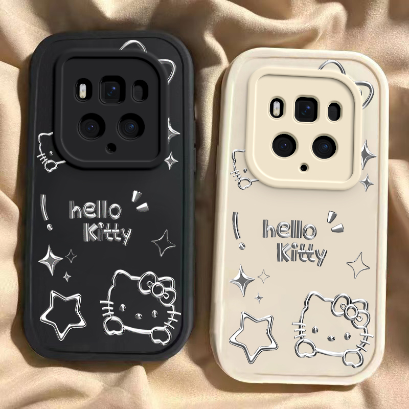 荣耀magic6至臻版手机壳硅胶新款高档卡通magic6至臻版可爱全包套保护套软银线条kt猫