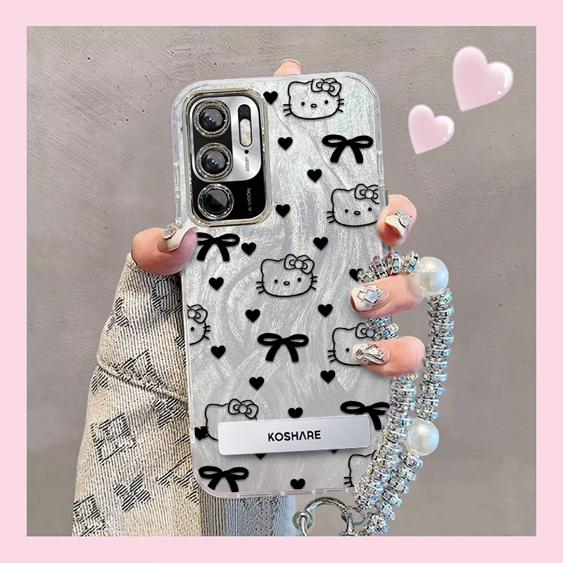 精孔kt猫红米Note10 5G手机壳M2103K19C情侣全包防摔女可爱套外壳