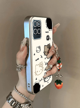 Realme真我V11手机壳Realme 11高级12 Pro新13全包14防摔GT 2薄Neo 3软5潮套男6女7可爱外壳10凯蒂kt猫