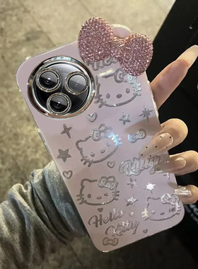 羽纱kt猫红米K80Pro手机壳24122RKC7C情侣全包防摔男女可爱套外壳