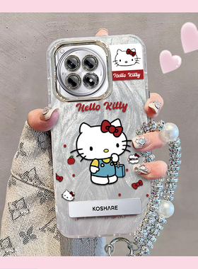 羽纱kt猫一加Ace3手机壳PJE110情侣全包防摔软高级男女可爱套外壳