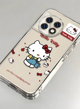 卡通kt猫一加11壳透明PHB110全包防摔硅胶高级男女可爱套外壳