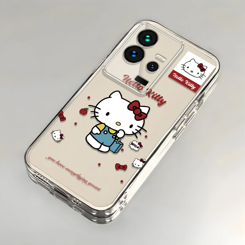 卡通kt猫iQOO11壳透明V2243A全包防摔硅胶高级男女可爱套外壳