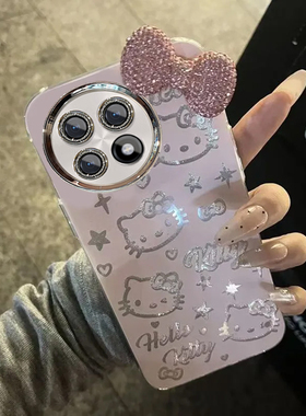 羽纱kt猫一加Ace5手机壳PKG110情侣全包防摔软高级男女可爱套外壳