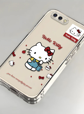 卡通kt猫OPPOR11Plus壳透明r11plusk/r11pluskt全包防摔可爱