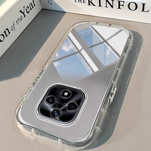 华为智选Hi Nova9z手机壳HiNova9pro透明9镜面泡芙9se气囊12se男女款hi畅享60高级感s全包pro防摔硅胶软woki