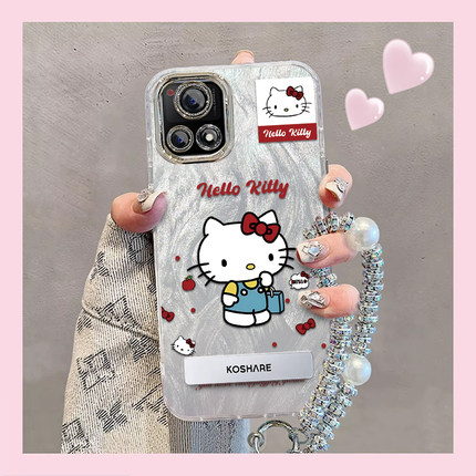 羽纱kt猫vivoY31S标准版手机壳V2068A情侣全包防摔男女可爱套外壳