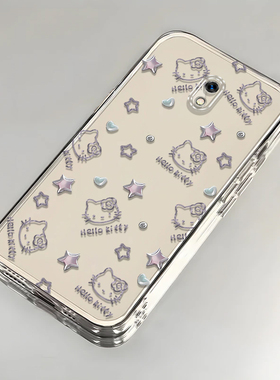 凯蒂猫红米8A手机壳透明M1908C3KE全包防摔软高级男女可爱套外壳