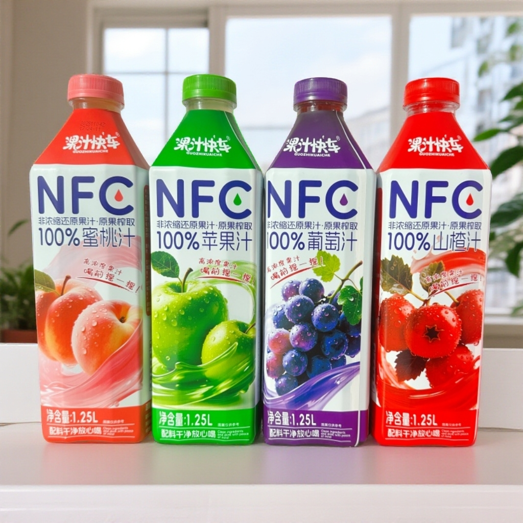 果蔬汁NFC1.25升葡萄黄桃苹果