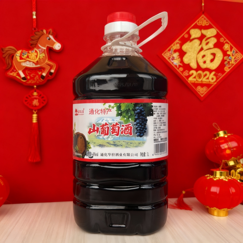 通化甜型山葡萄酒3L桶装微醺