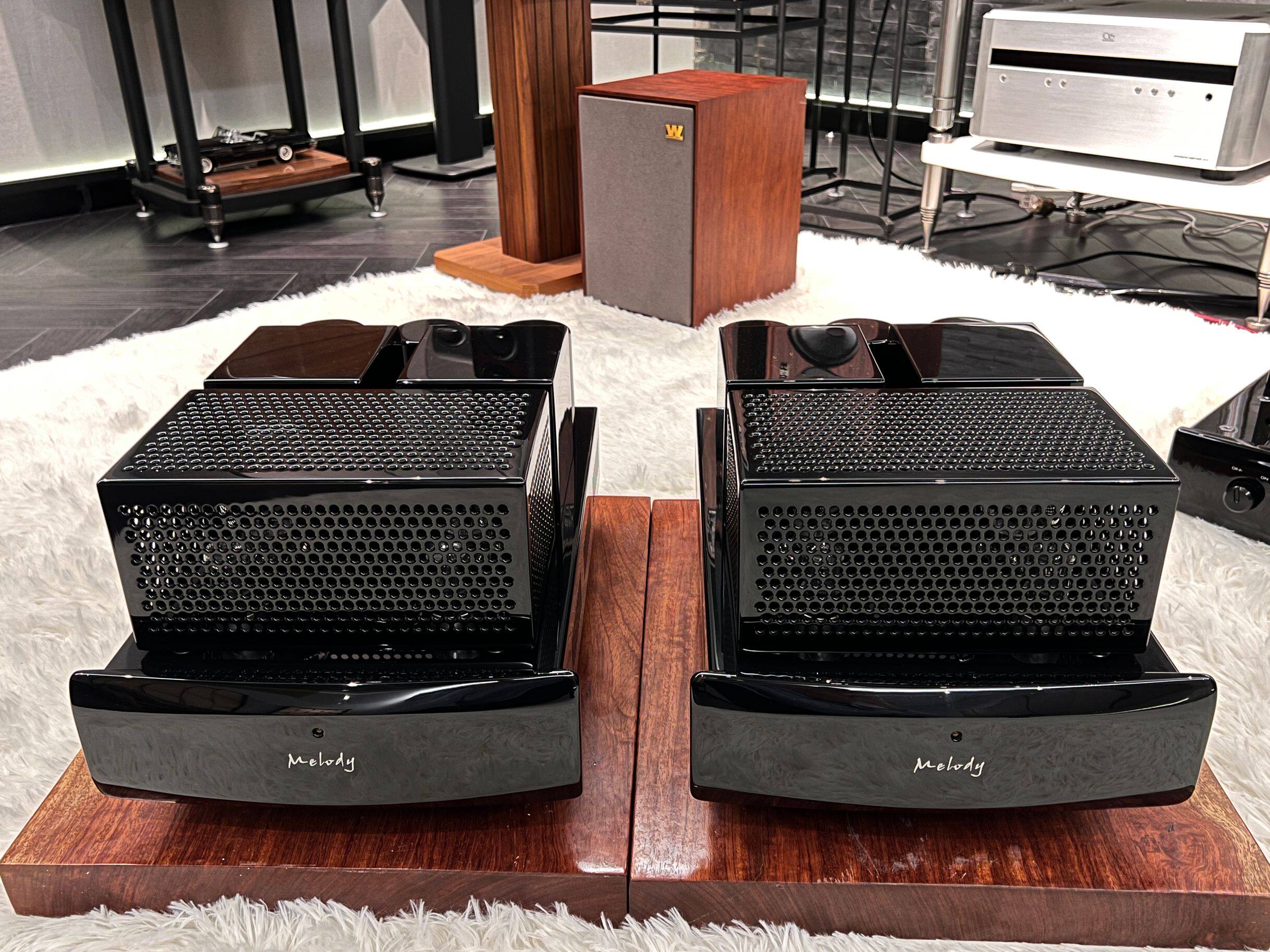 澳洲麦丽迪melody推挽300b电子管大功率分体纯后级胆机功放(一对