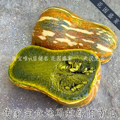 传家宝危地马拉绿肉南瓜种子可留种进口果肉美味特别