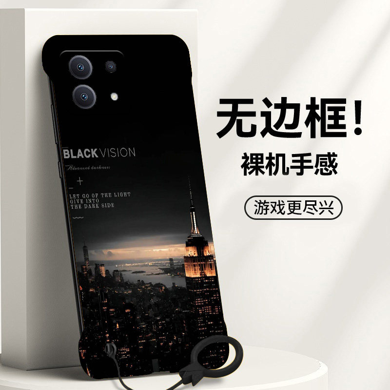 送挂环纽曼哈顿适用小米civi4pro手机壳civi5pro无边框Civi3/2散热红米note9pro新款mix4半包超薄小米9硬1s女