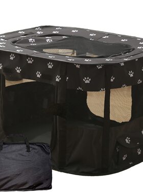 宠物用品耐抓牛津布可折叠猫狗笼子窝别墅封闭式蚊帐围栏帐篷产房