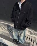 美式复古立领水洗夹克男冬季潮牌宽松休闲外套男jk9357p75，男装夹克，星座204-3