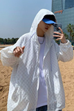 2023夏季百搭男简约防晒服潮连帽拉链慵懒潮流风衣fs57p45，男装夹克，星座204-3