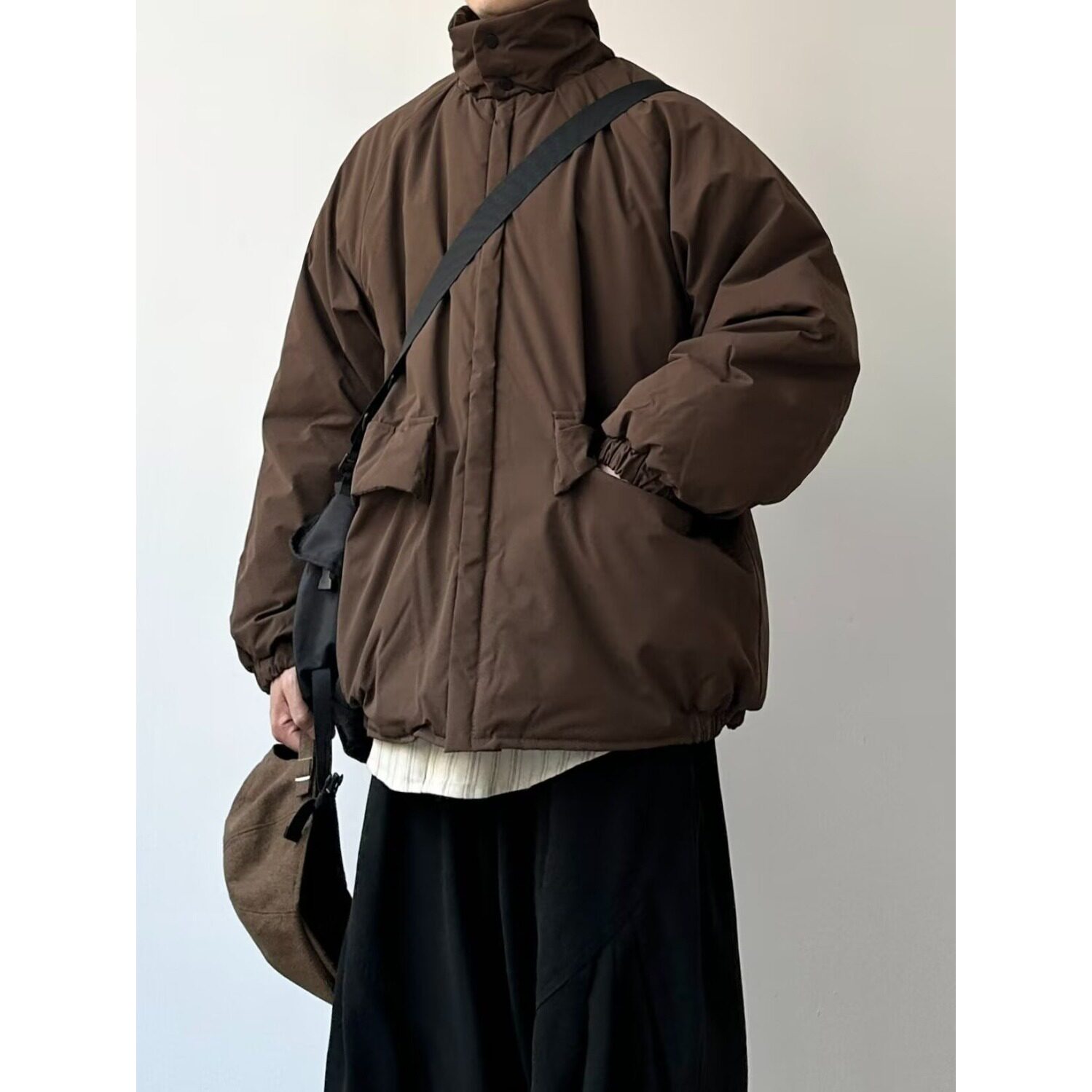 网图棉服男女冬季美式复古棉衣加厚夹棉连帽外套m57p75,男装棉衣,星座204-3