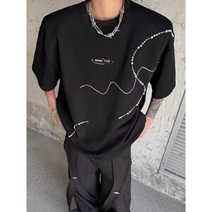 网图 高质量重磅夏季手工珠短袖t1621 p50图片