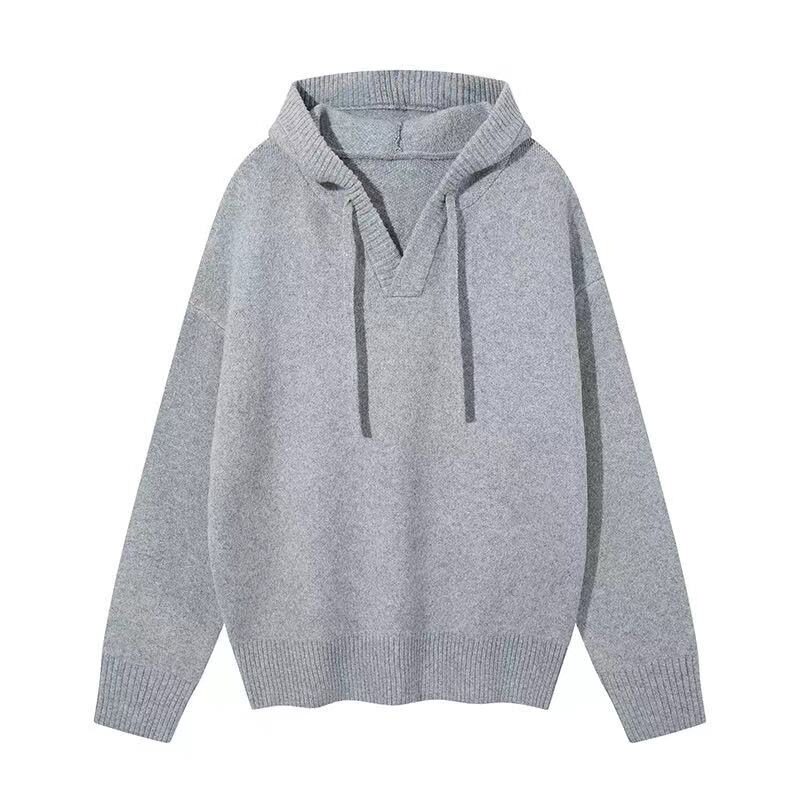 网图高品百搭连帽针织开衫男女秋冬宽松慵懒风毛衣my5133p55,男装针织衫/毛衣,星座204-3