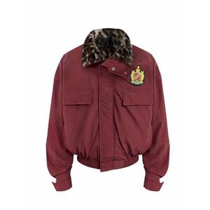 网图美式复古潮牌刺绣棉服外套女冬季宽松加厚保暖棉衣m5050 p95图片