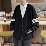 秋季复古毛衣针织开衫慵懒风外套百搭上衣my017p52，男装针织衫/毛衣，星座204-3