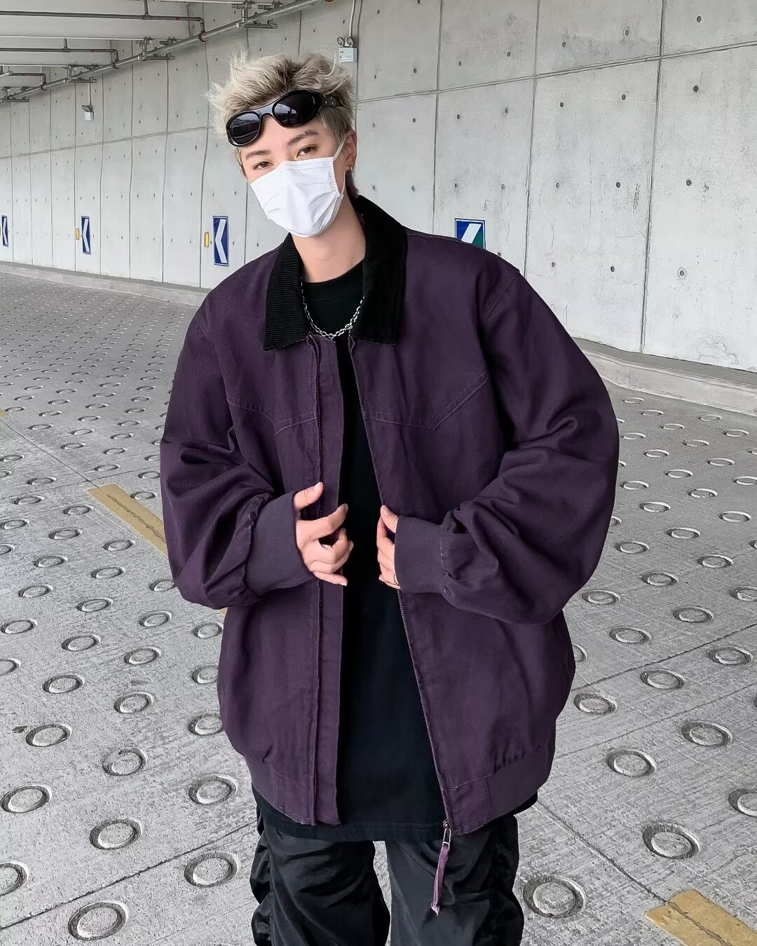 美式复古底特律外套夹克男女春季潮牌宽松翻领棒球服jk9319p70,男装夹克,星座204-3