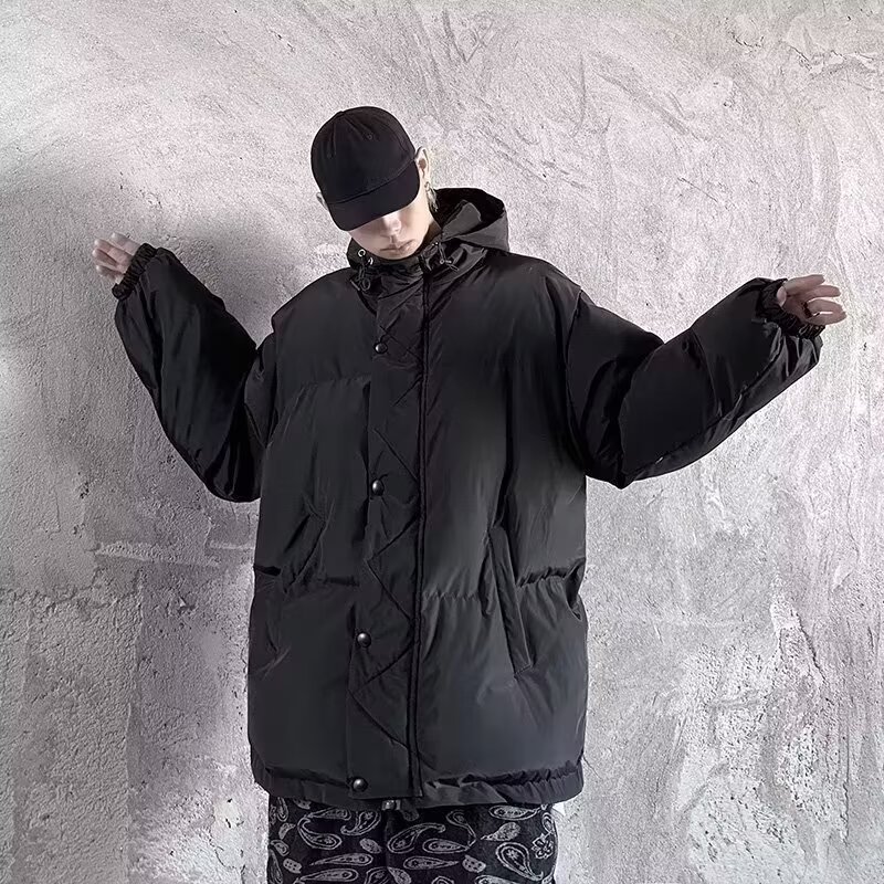 网图冬季慵懒原宿加厚棉衣防水棉衣文艺百搭气质外套m925p60，男装棉衣，星座204-3