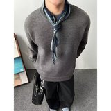 高品慵懒文艺冬季百搭宽松慵懒风圆领针织毛衣男my5807p55，男装针织衫/毛衣，星座204-3
