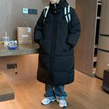 冬季中长款过膝棉衣外套男加厚保暖情侣中长款面包服m524p100，男装棉衣，星座204-3