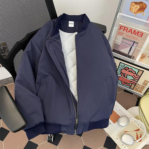冬季立领高品棉衣工装外套男加厚保暖宽松棉服痞帅棉袄m129p80,男装棉衣,星座204-3