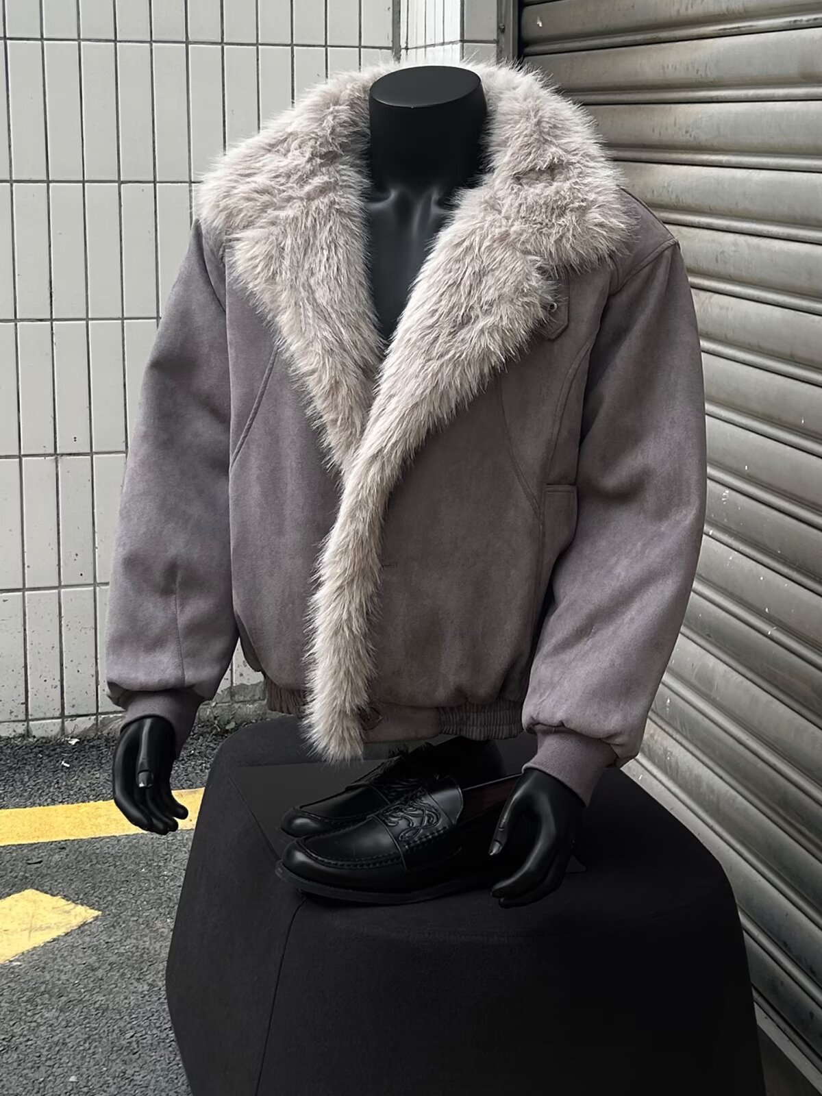 网图座山雕毛领棉服男冬季加厚保暖棉衣外套棉袄潮m8223p138,男装棉衣,星座204-3