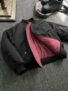 网图 美式复古飞行夹克棉服男冬季潮牌休闲假两件棉衣m8241 p95图片