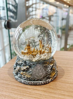 哈利波特水晶球周边霍格沃茨圣诞摆件创意魔法桌面装饰品可爱礼物