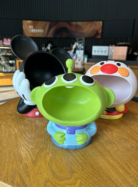 三眼仔收纳摆件钥匙玄关客厅桌面装饰品创意家居可爱卡通置物