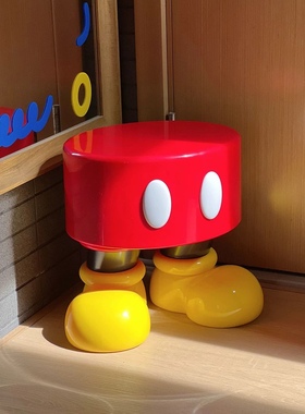 米奇换鞋凳门口家用入户网红可爱创意个性玄关鞋柜试衣间穿鞋凳子