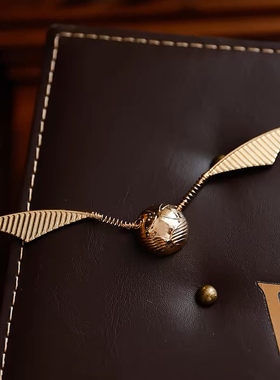 哈利波特金色飞贼冰箱贴翅膀可晃动霍格沃茨魁地奇磁贴金属吸铁石