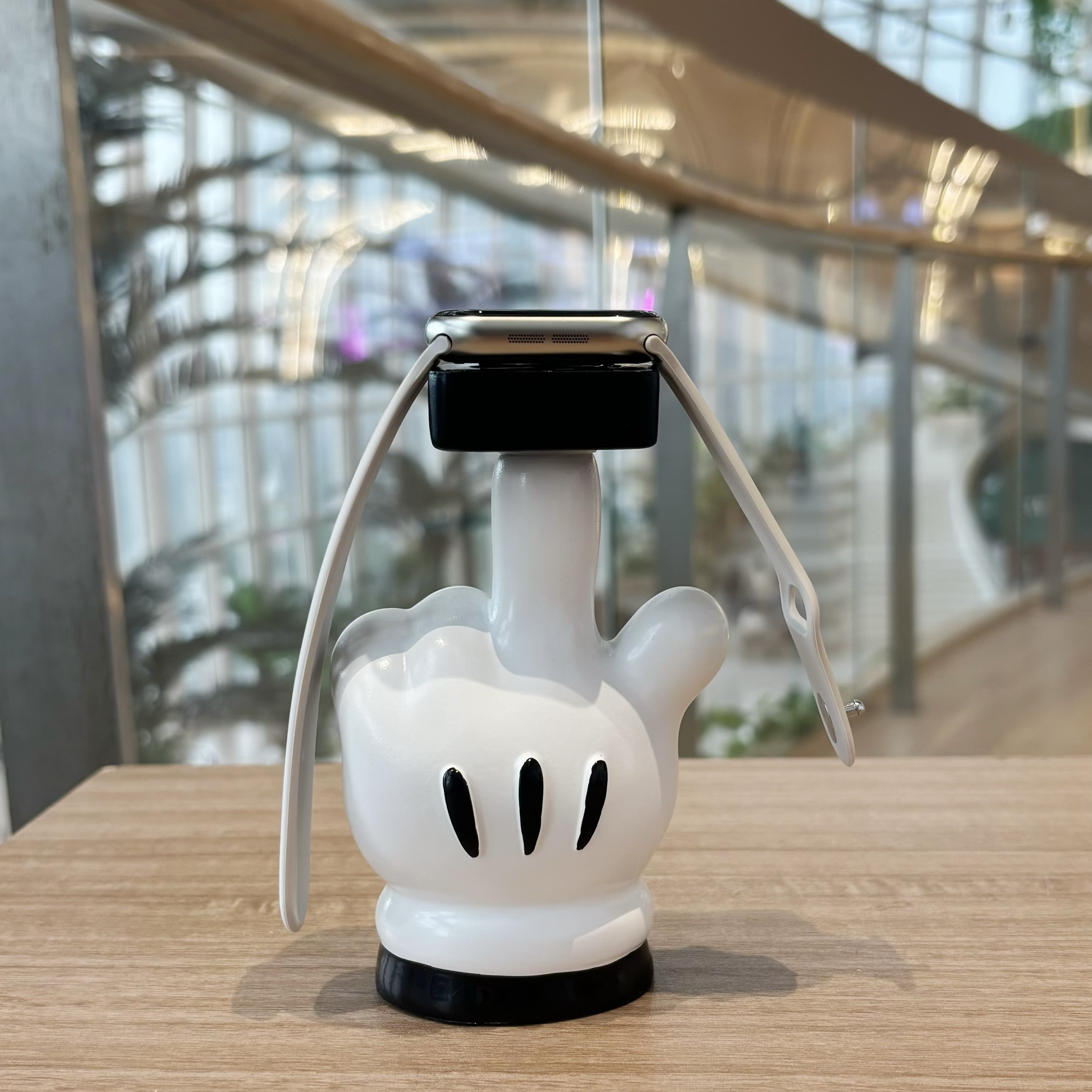 米奇苹果apple手表充电支架智能磁吸华为摆件创意充电器底座礼物