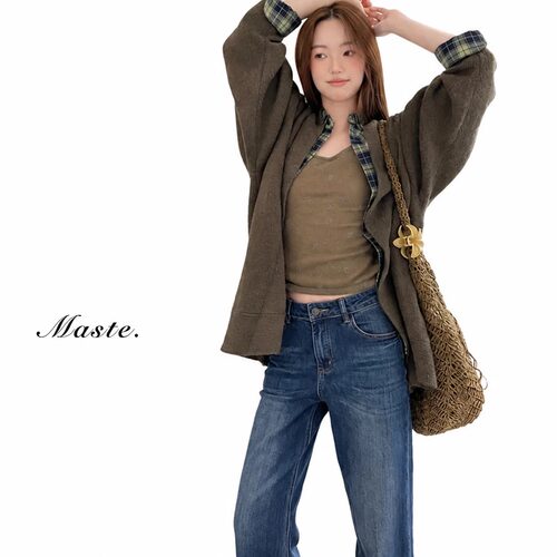 MASTE 9/28 NEW 乌木冥想  厚针织开衫外套 回馈系列