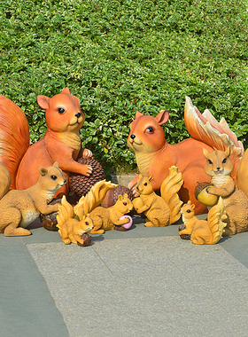 雕塑摆件动物模型景观树脂工艺品