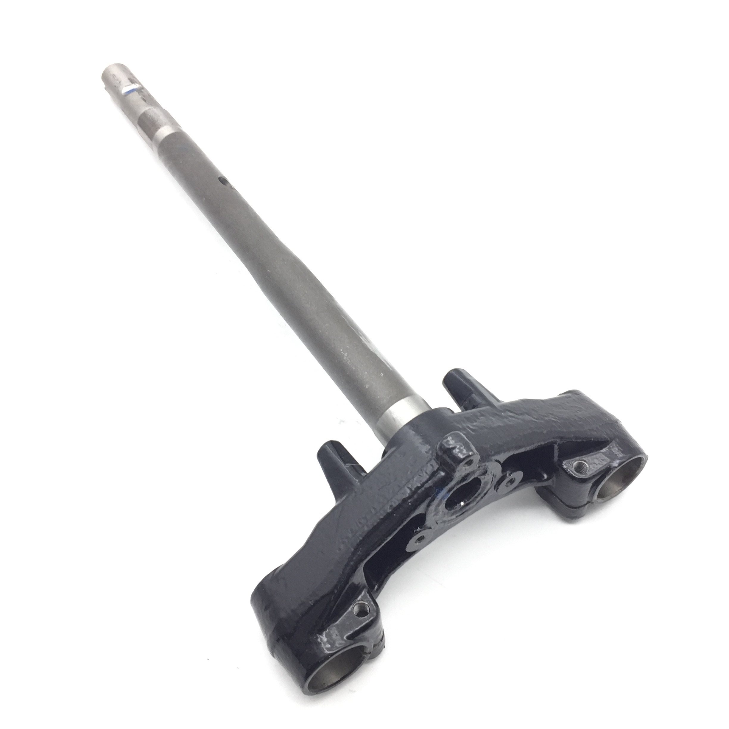 适用豪爵ve125下联板hj125t-26/26a下三星方向柱踏板摩托车立管