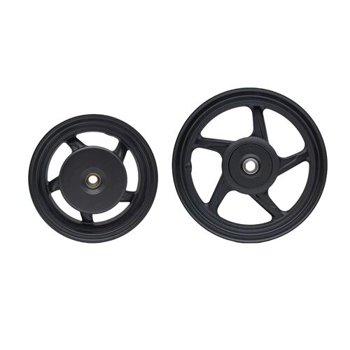 适用豪爵虎鲨VX125速道VD125S前后钢圈HJ125T-52-53-55铝轮圈轮毂