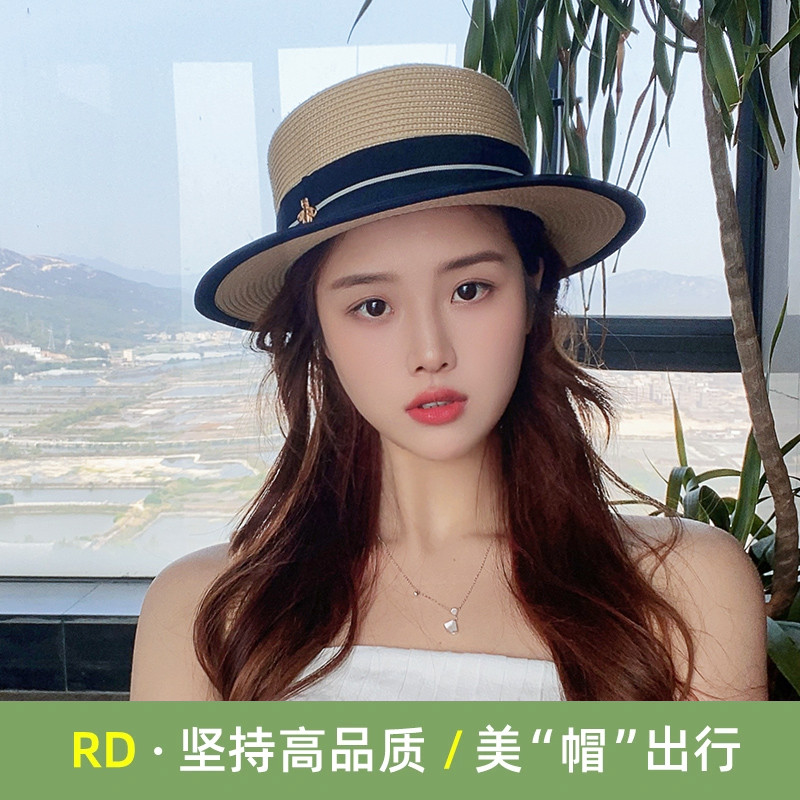 时尚草帽女春夏季防晒帽女士礼帽