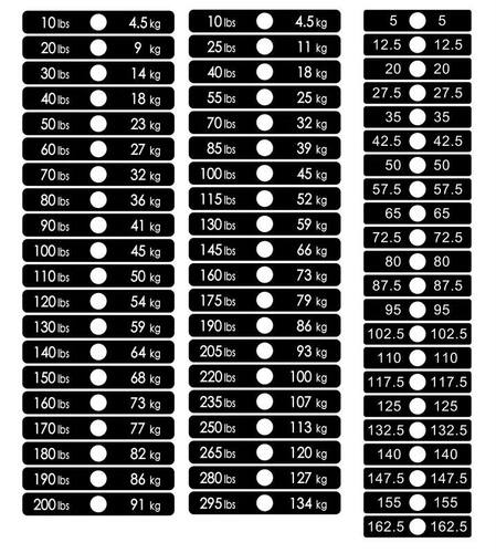 健身器材配重贴纸 乔山配重贴纸力健配重贴纸配重贴星驰配重贴纸